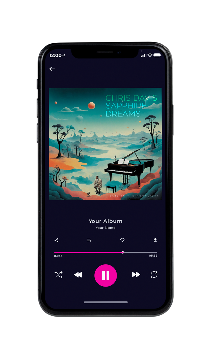 Tablet view of Premade Contemporary Music Album Cover - Patina #10046 | AlbumArtZone*