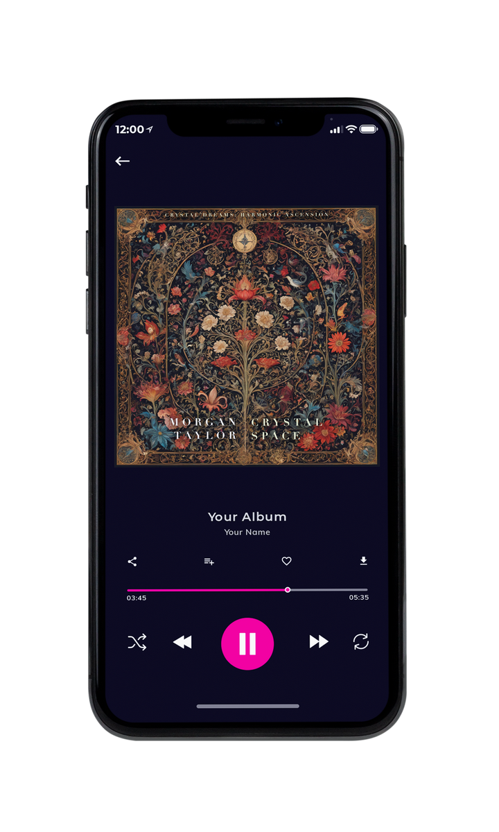 Tablet view of Premade Indie & Folk Music Album Cover - Merlin #10062 | AlbumArtZone*
