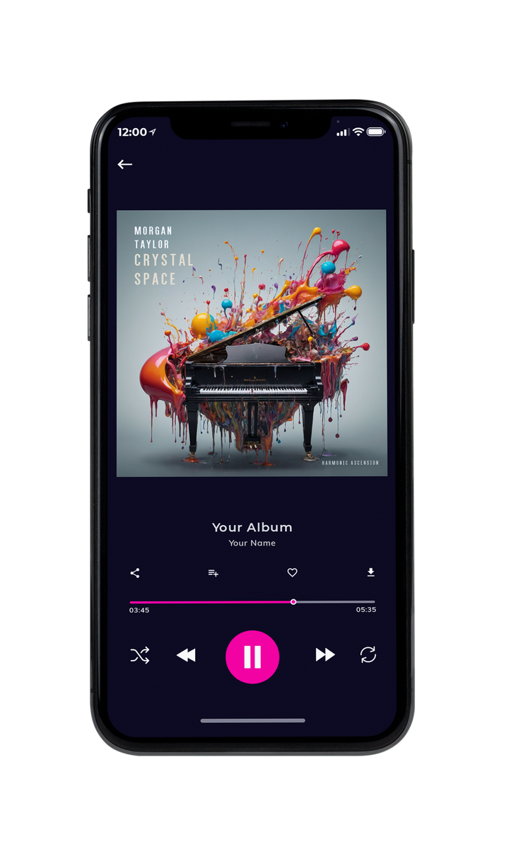 Tablet view of Premade Pop Album Cover - Pewter #10069 | AlbumArtZone*
