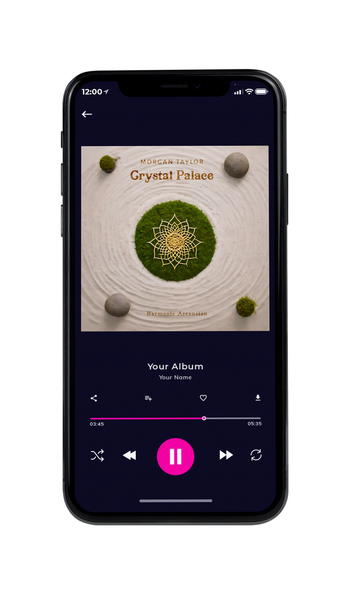 Tablet view of Premade Indie & Folk Music Book Cover - Soft Amber #10075 | AlbumArtZone*