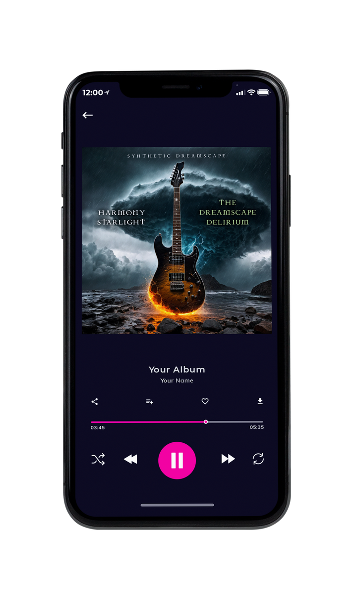 Tablet view of Premade Country & Acoustic Album Cover - Outer Space #10105 | AlbumArtZone*