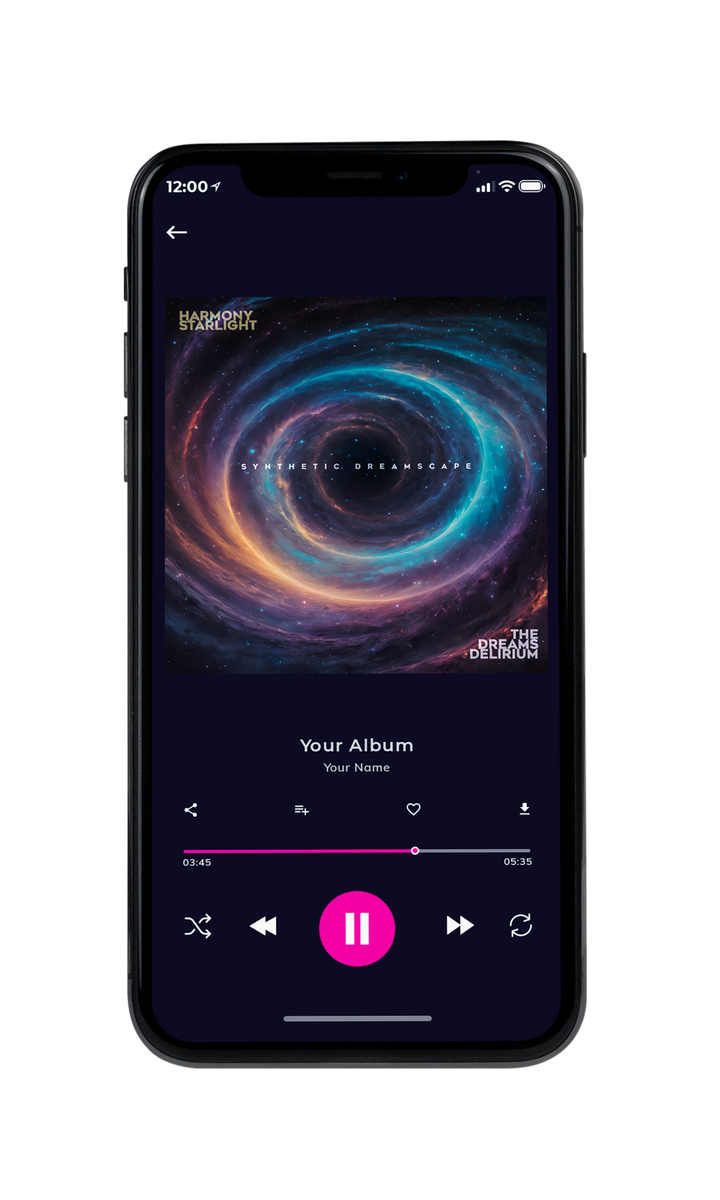 Tablet view of Premade Electronica & Ambient Album Cover - Charade #10116 | AlbumArtZone*