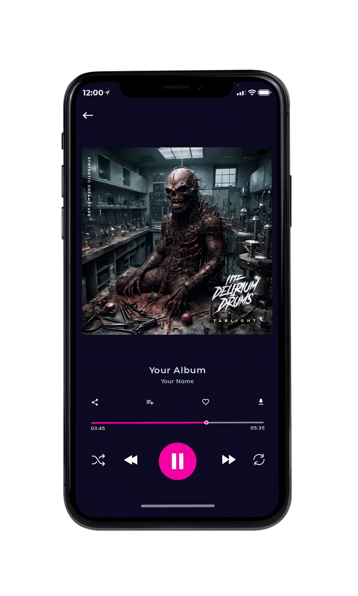 Tablet view of Premade Rock,Punk & Alternative Album Cover - Shark #10121 | AlbumArtZone*