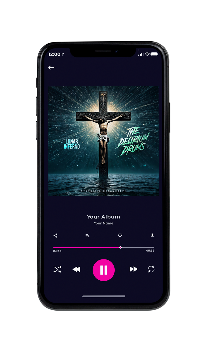 Tablet view of Premade Contemporary Music Album Cover - Timber Green #10127 | AlbumArtZone*