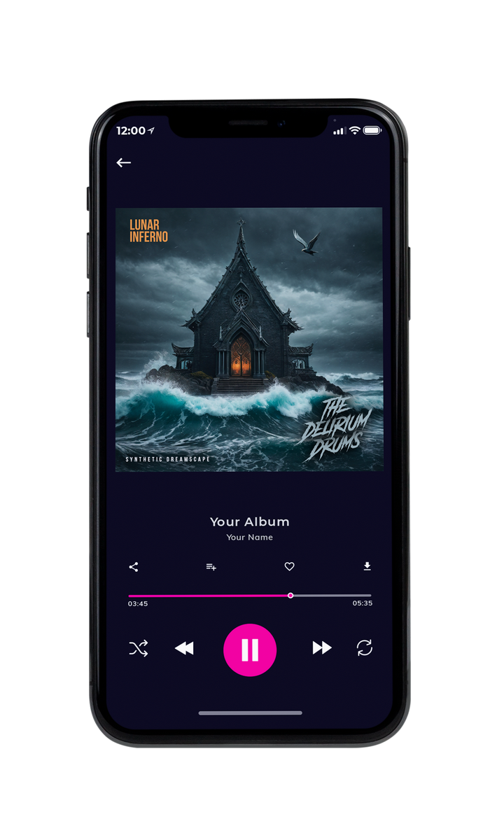 Tablet view of Premade Early Music Album Cover - Outer Space #10129 | AlbumArtZone*