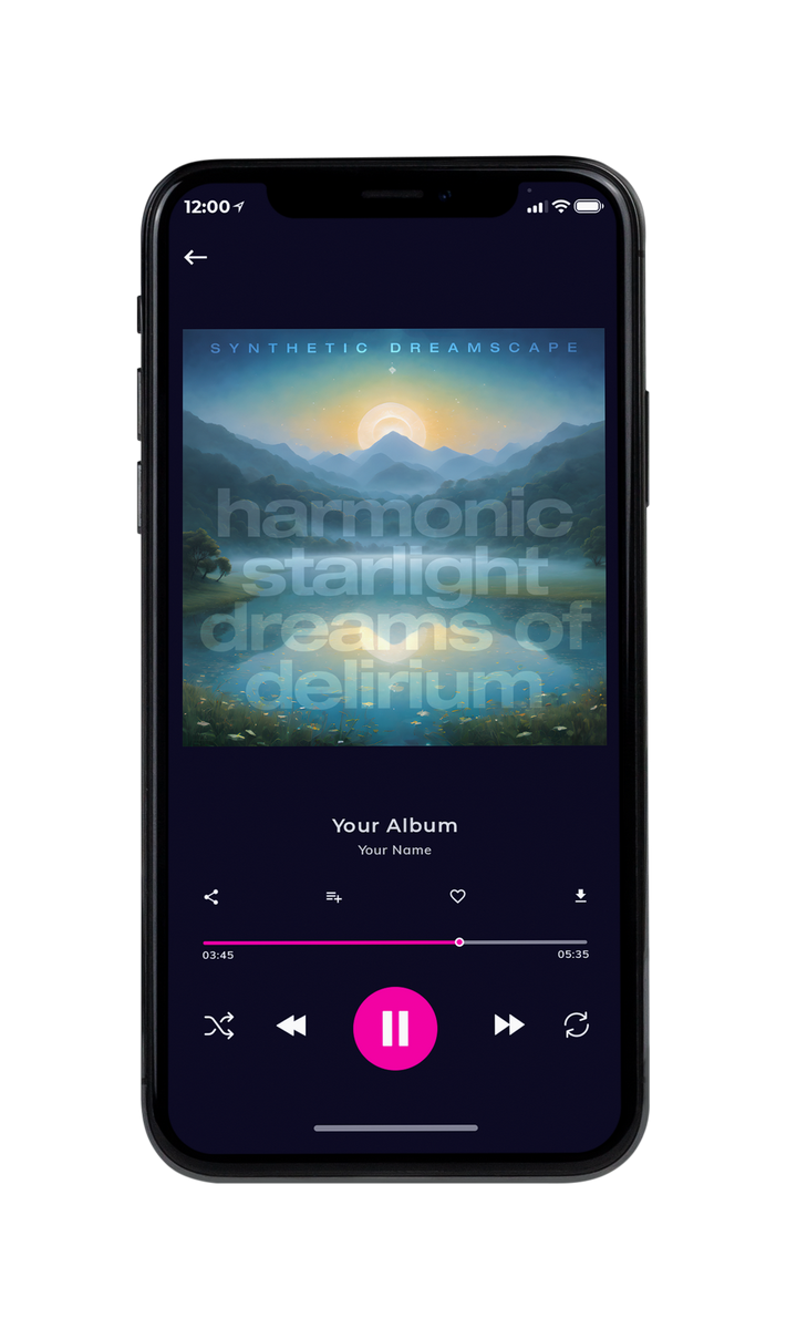 Tablet view of Premade New Age Album Cover - Slate Gray #10130 | AlbumArtZone*