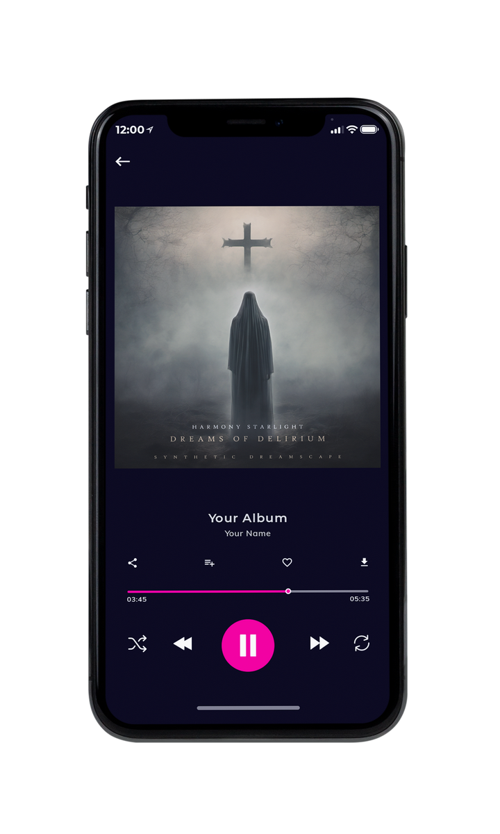 Tablet view of Premade Soundtrack Album Album Cover - Storm Dust #10138 | AlbumArtZone*