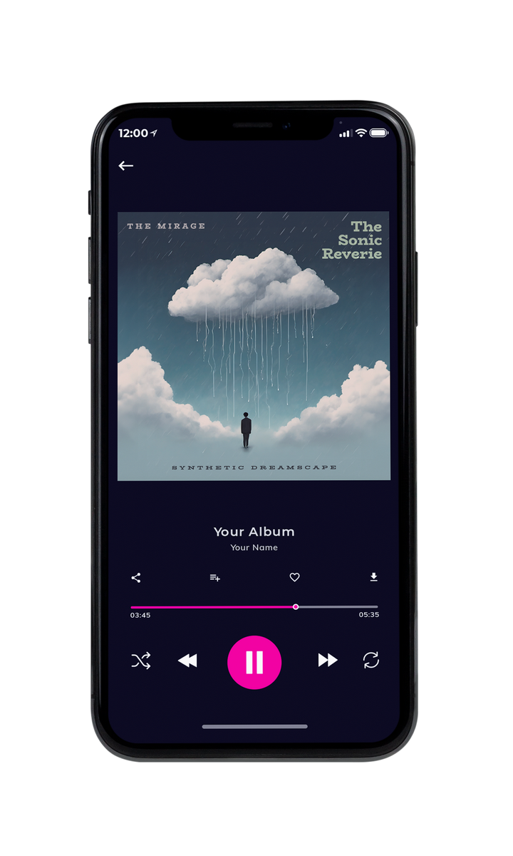 Tablet view of Premade Indie & Folk Music Album Cover - River Bed #10157 | AlbumArtZone*
