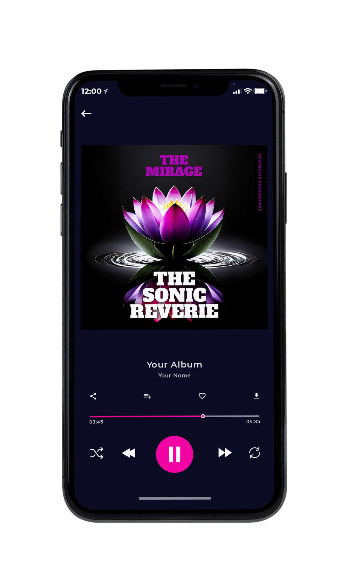 Tablet view of Premade Podcast Album Cover - Viola #10163 | AlbumArtZone*