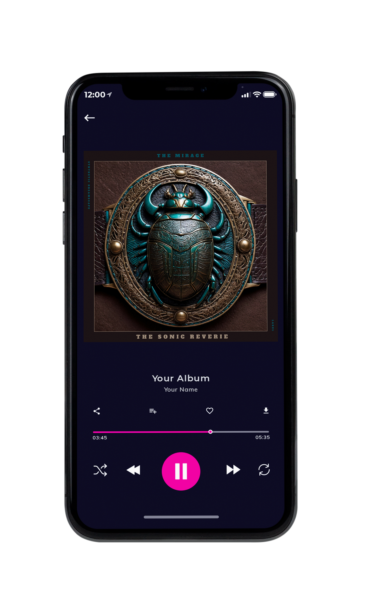 Tablet view of Premade Indie & Folk Music Album Cover - Zeus #10168 | AlbumArtZone*