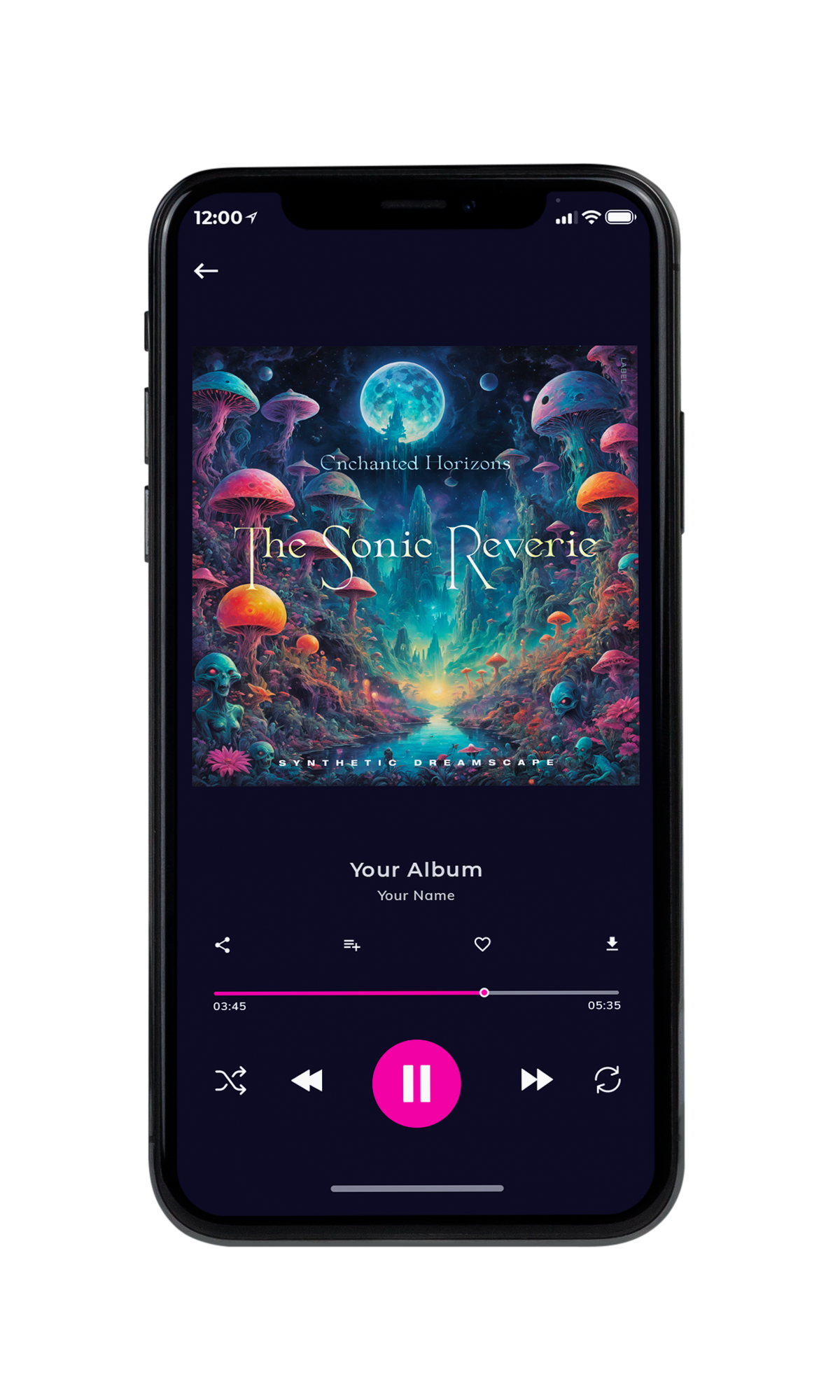 Tablet view of Premade Contemporary Music Album Cover - Bright Gray #10183 | AlbumArtZone*