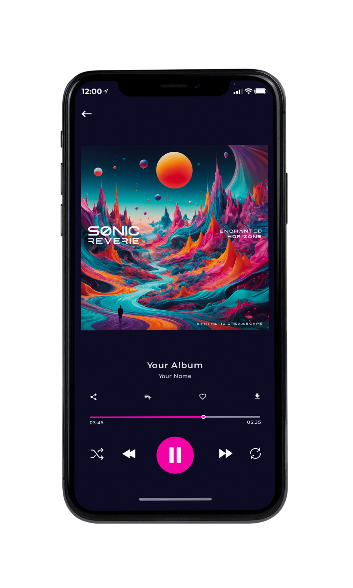 Tablet view of Premade Contemporary Music Album Cover - Martinique #10197 | AlbumArtZone*
