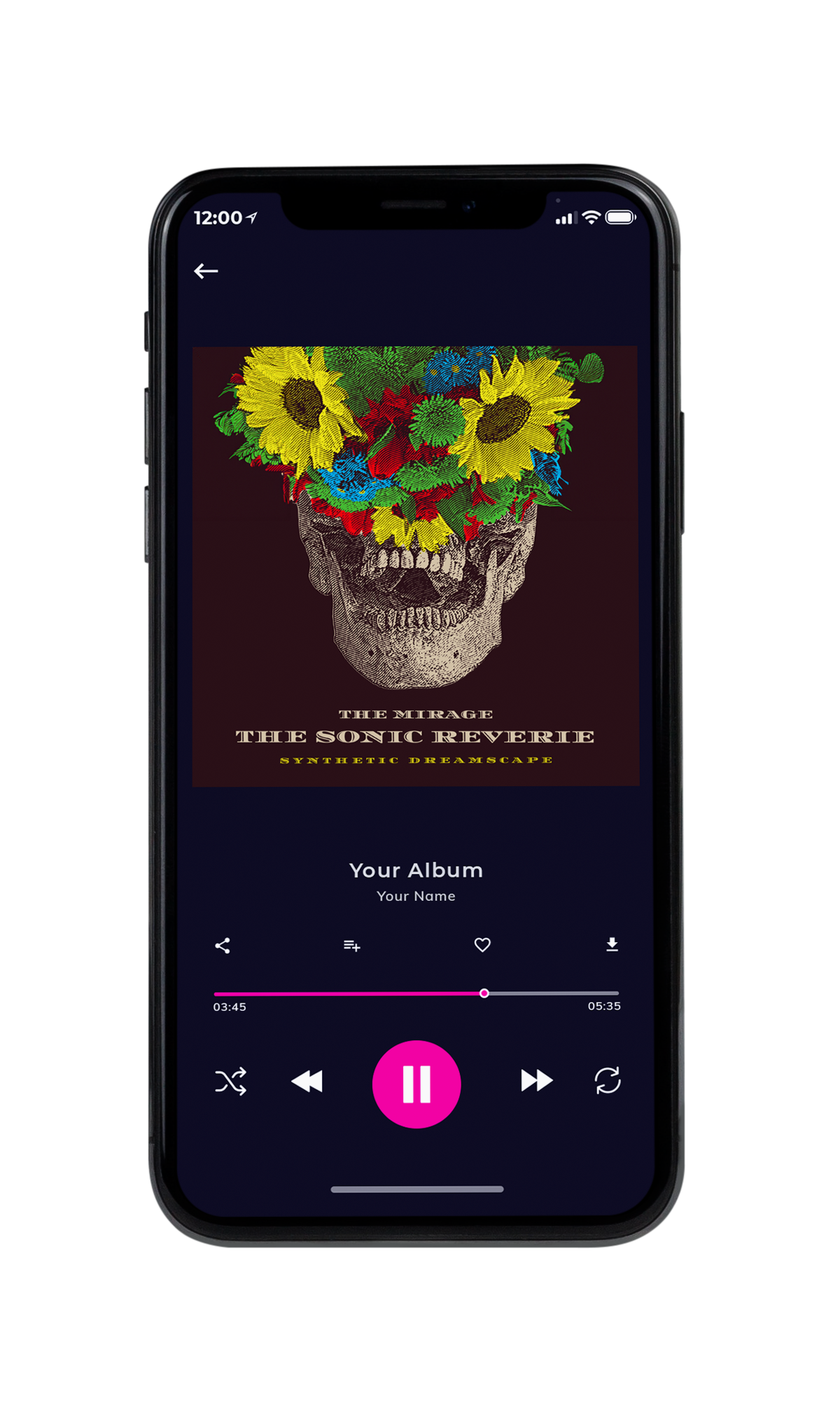 Tablet view of Premade Rock,Punk & Alternative Album Cover - Turmeric #10208 | AlbumArtZone*