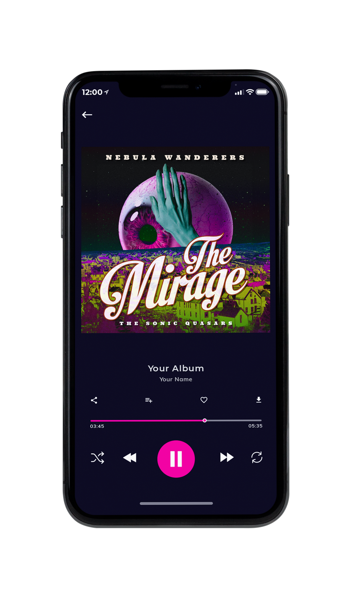Tablet view of Premade Podcast Album Cover - Thunder #10225 | AlbumArtZone*