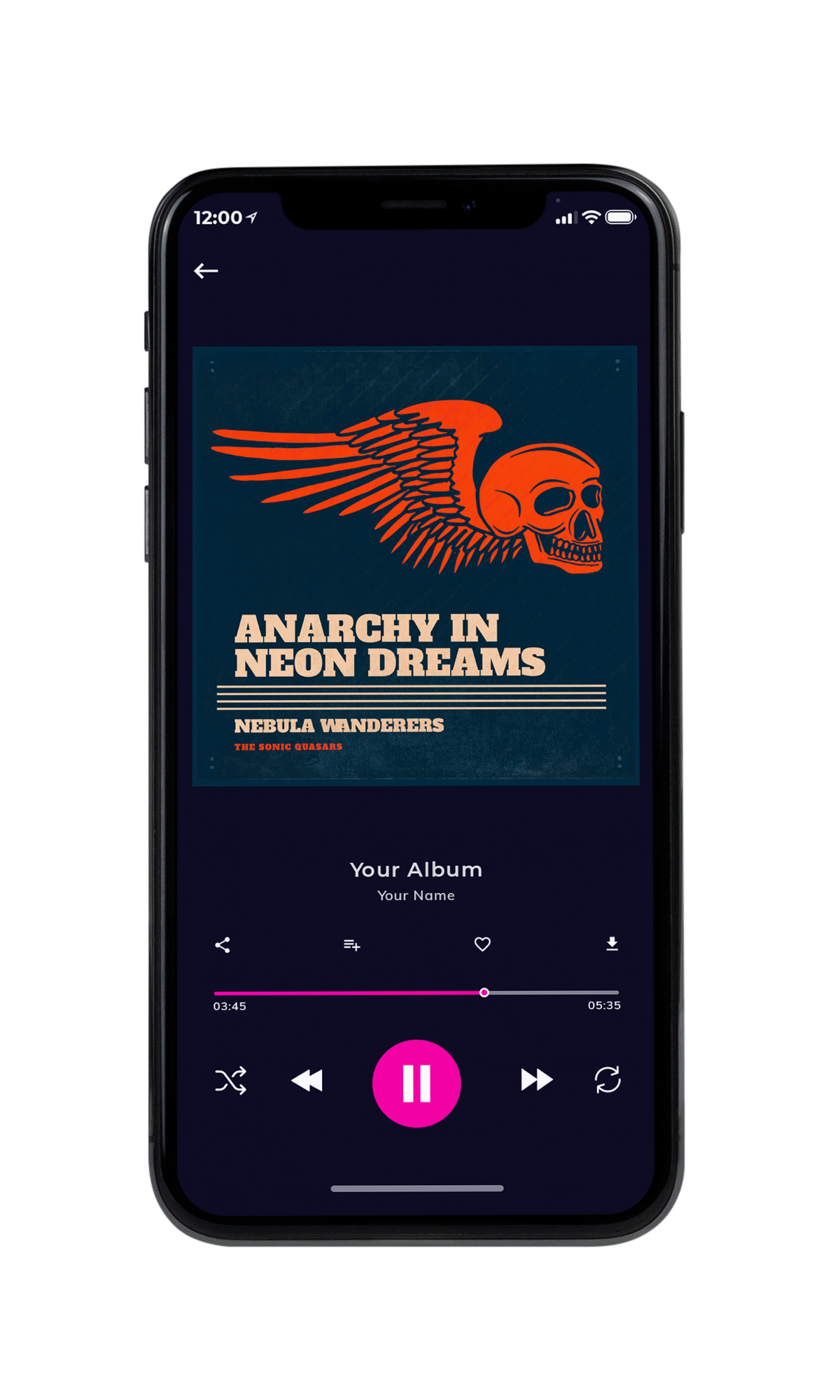 Tablet view of Premade Heavy Metal & Gothic Metal Album Cover - Burnt Sienna #10251 | AlbumArtZone*