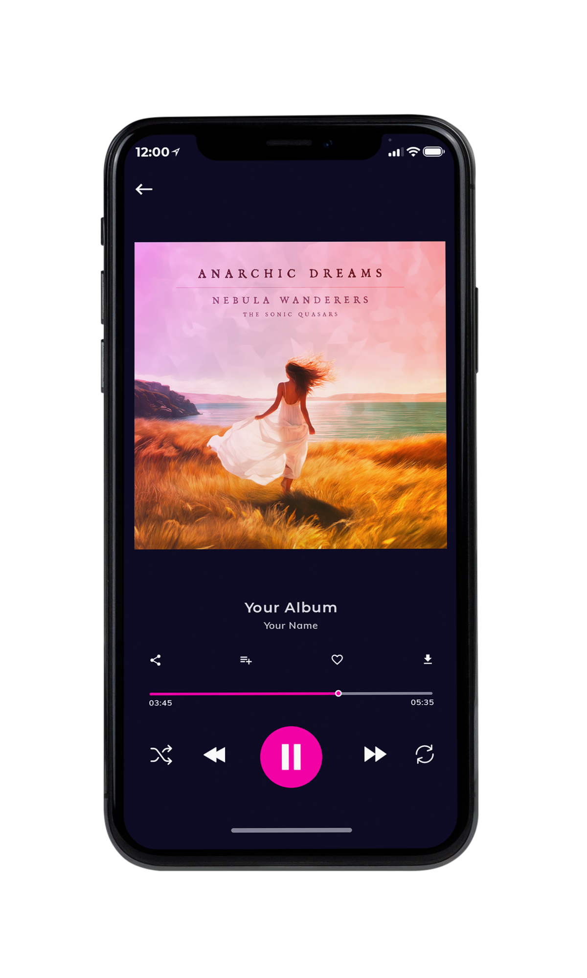 Tablet view of Premade Country & Acoustic Album Cover - Beauty Bush #10261 | AlbumArtZone*