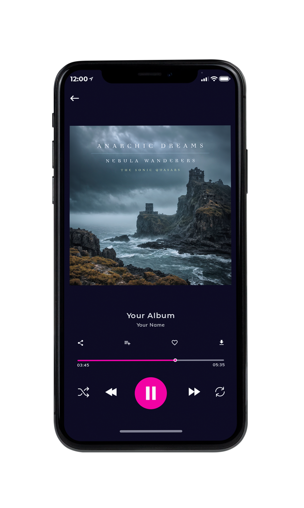 Tablet view of Premade Indie & Folk Music Album Cover - Shuttle Gray #10262 | AlbumArtZone*