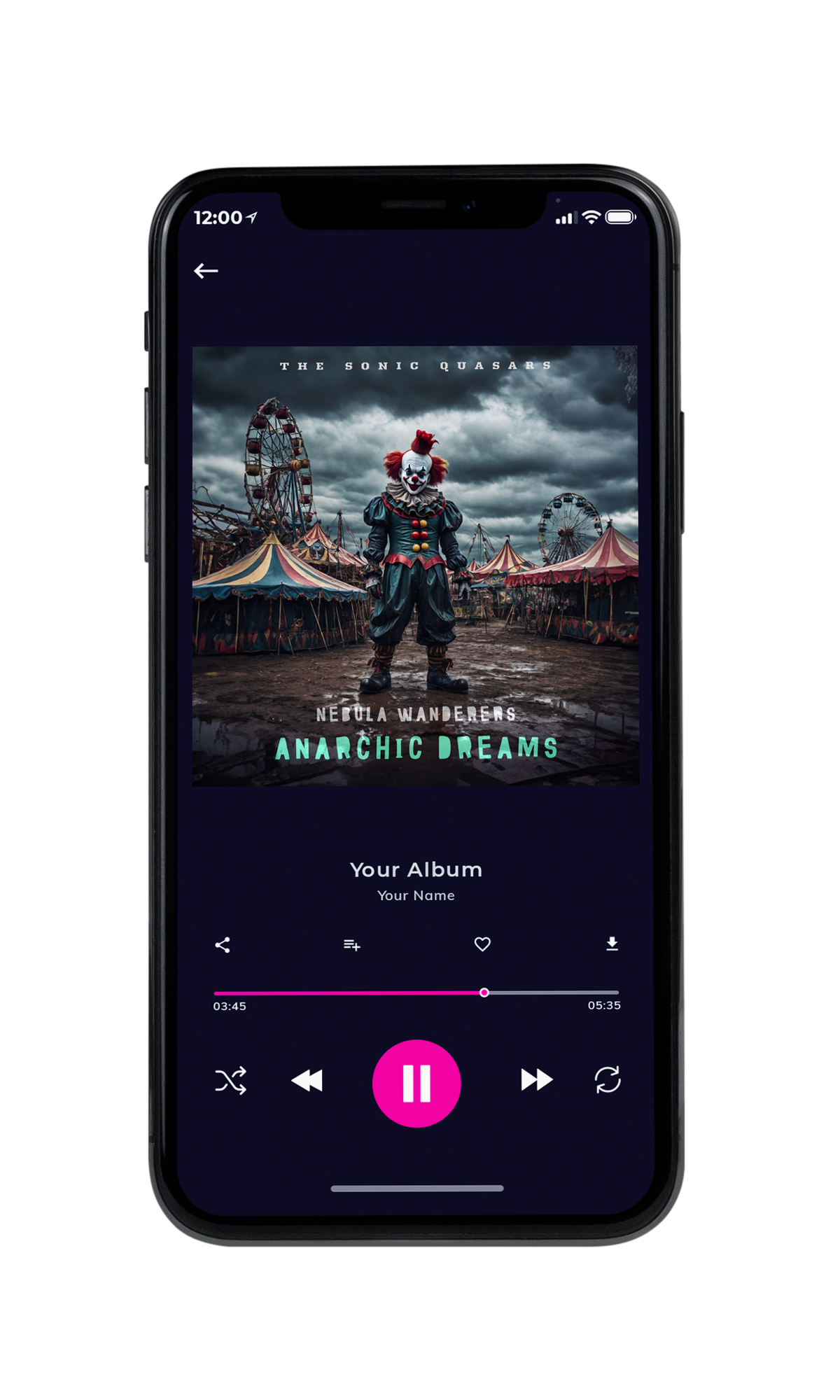 Tablet view of Premade Rock,Punk & Alternative Album Cover - Shark #10268 | AlbumArtZone*