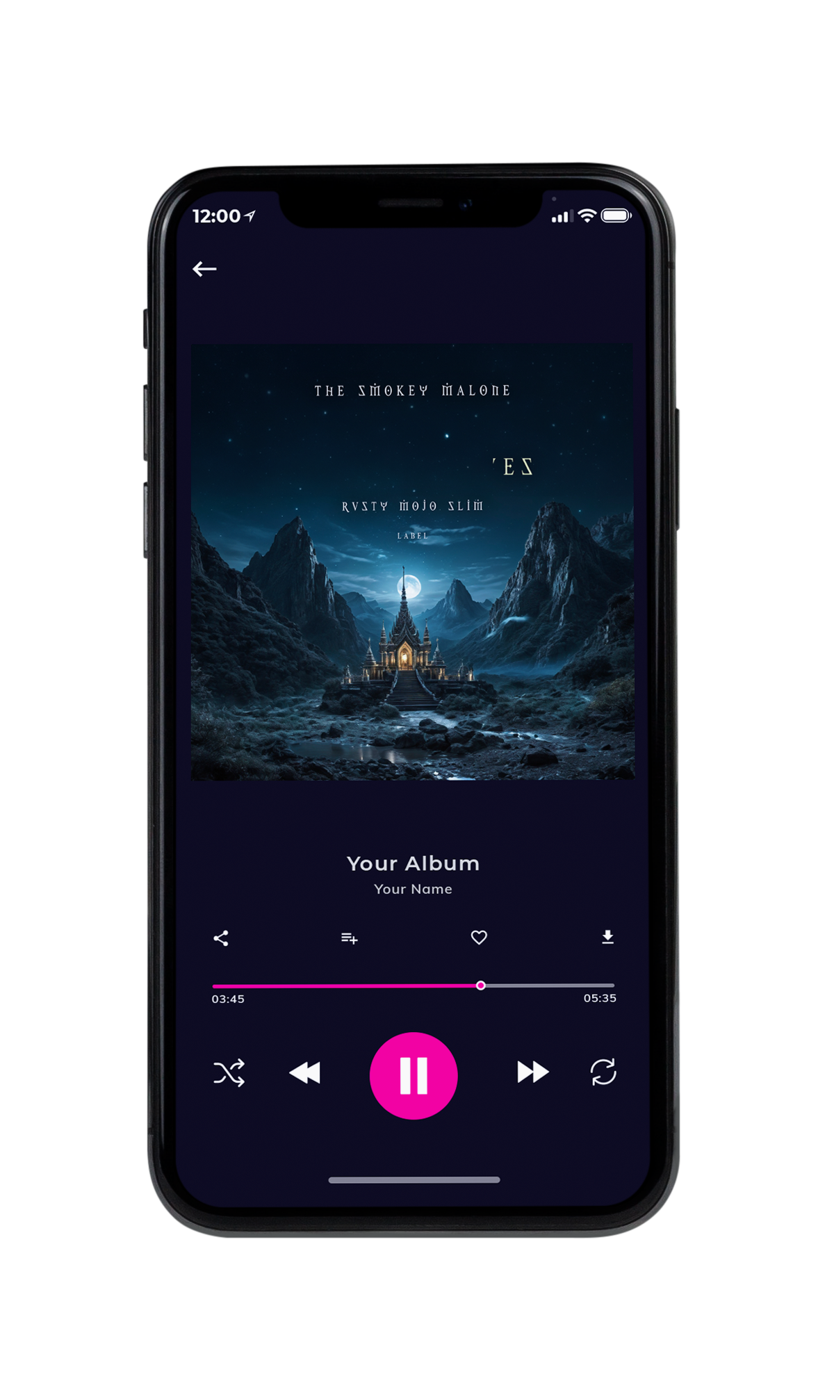 Tablet view of Premade Rock,Punk & Alternative Album Cover - Big Stone #10290 | AlbumArtZone*
