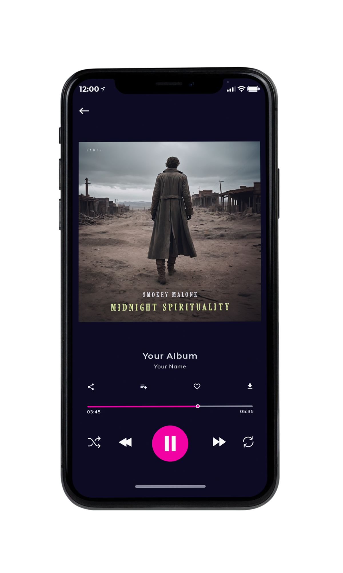 Tablet view of Premade Country & Acoustic Album Cover - Masala #10295 | AlbumArtZone*