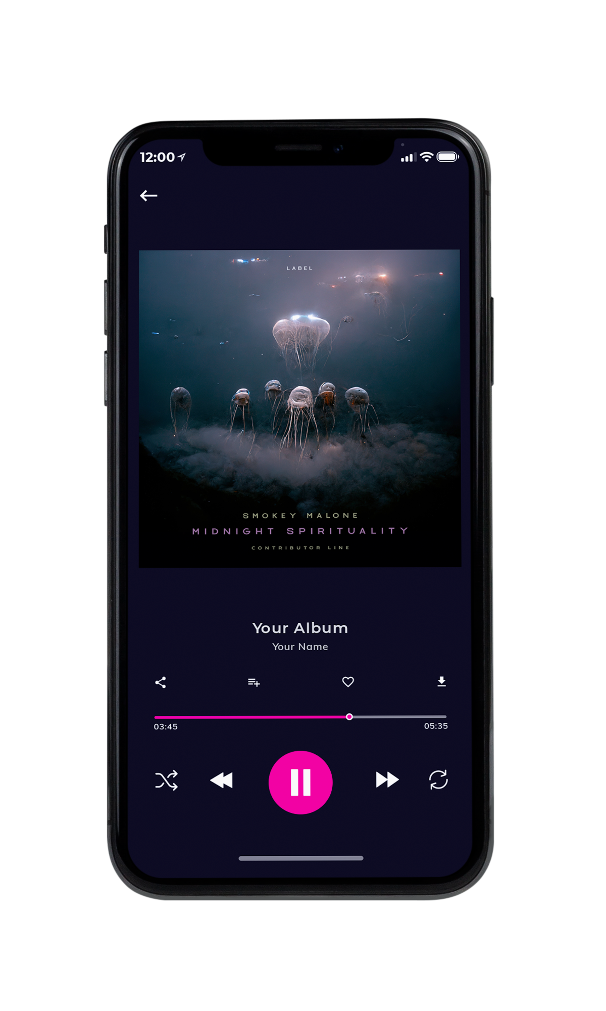Tablet view of Premade New Age Album Cover - Ebony Clay #10302 | AlbumArtZone*