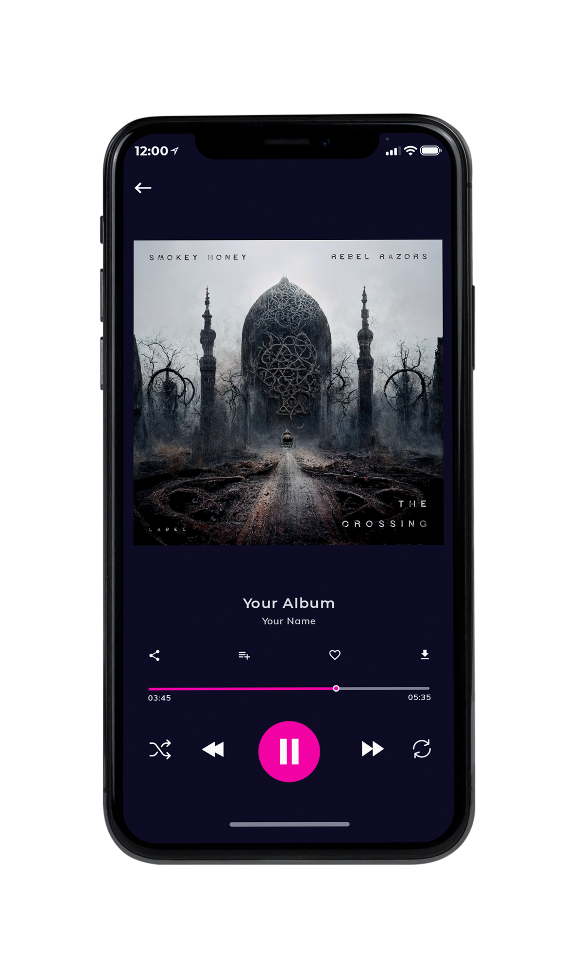 Tablet view of Premade Podcast Album Cover - Celeste #10312 | AlbumArtZone*
