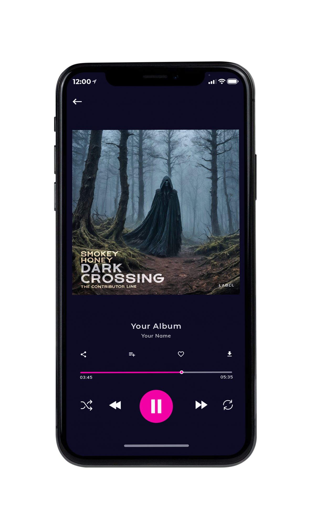 Tablet view of Premade Soundtrack Album Album Cover - Mako #10319 | AlbumArtZone*