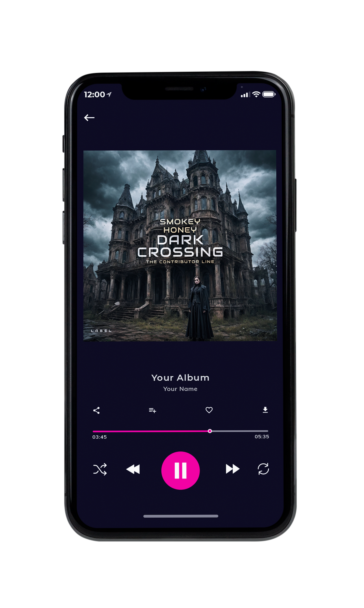 Tablet view of Premade Rock,Punk & Alternative Album Cover - Outer Space #10325 | AlbumArtZone*