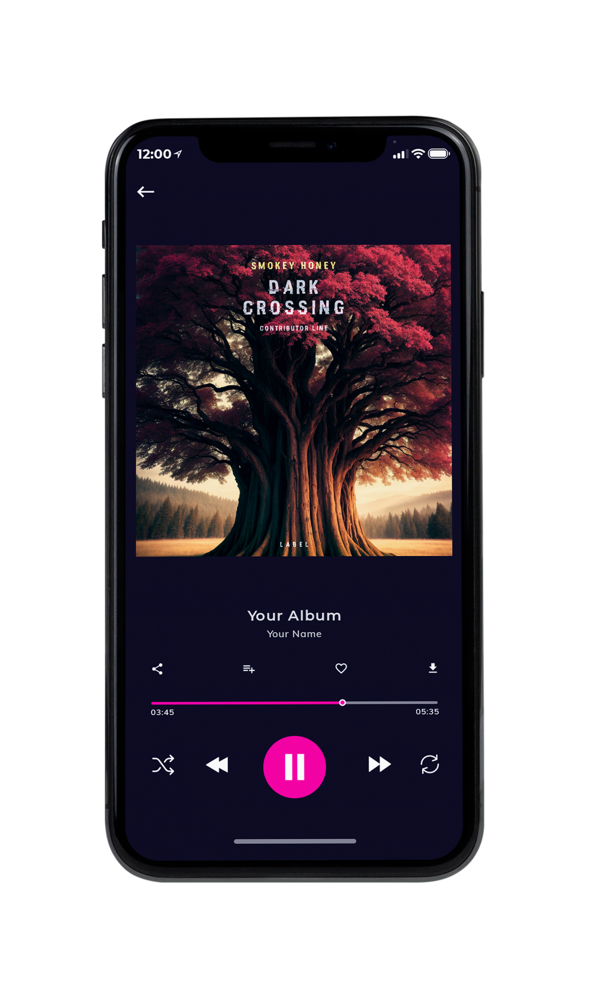 Tablet view of Premade Rock,Punk & Alternative Album Cover - My Pink #10334 | AlbumArtZone*