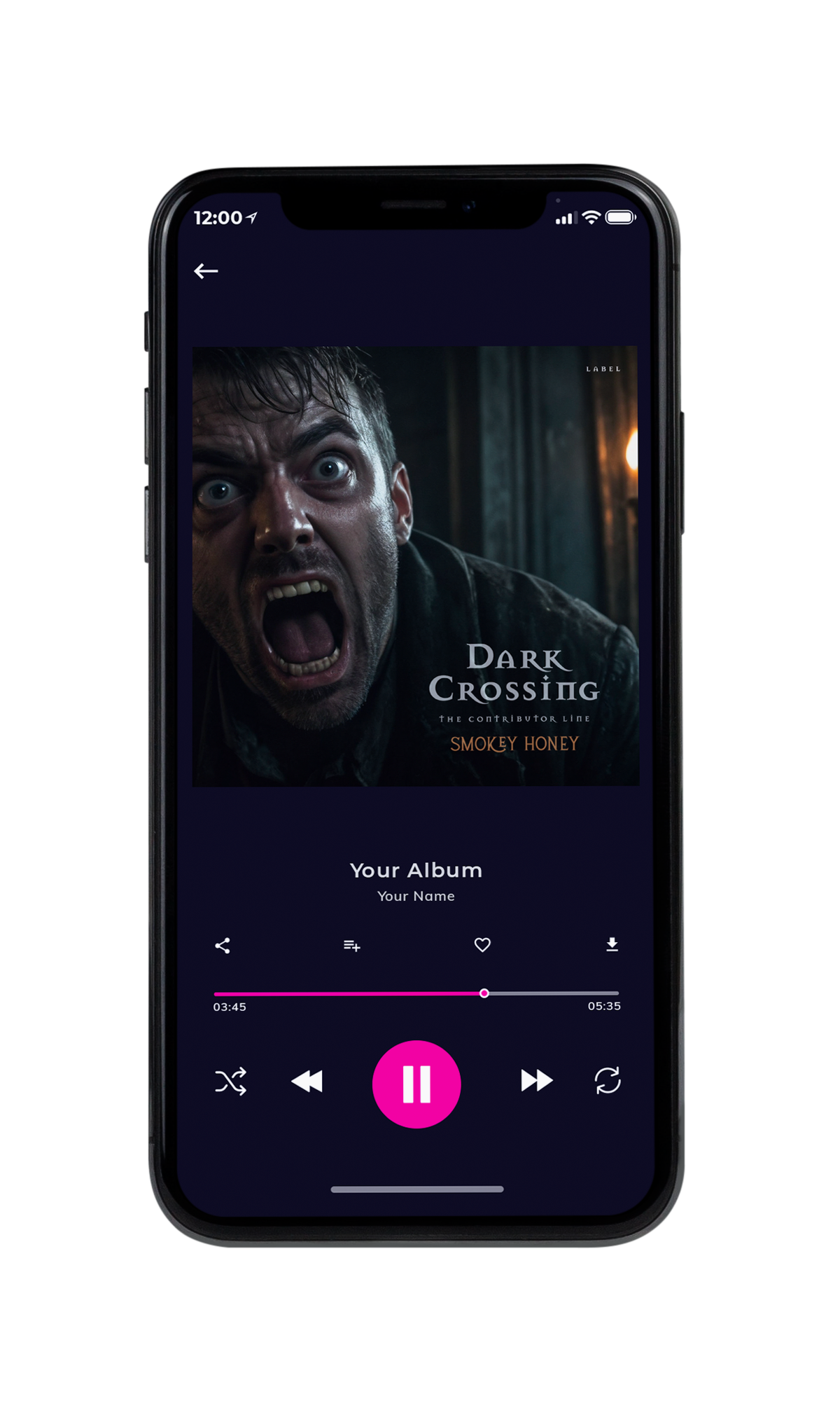Tablet view of Premade Rock,Punk & Alternative Album Cover - Woodsmoke #10348 | AlbumArtZone*