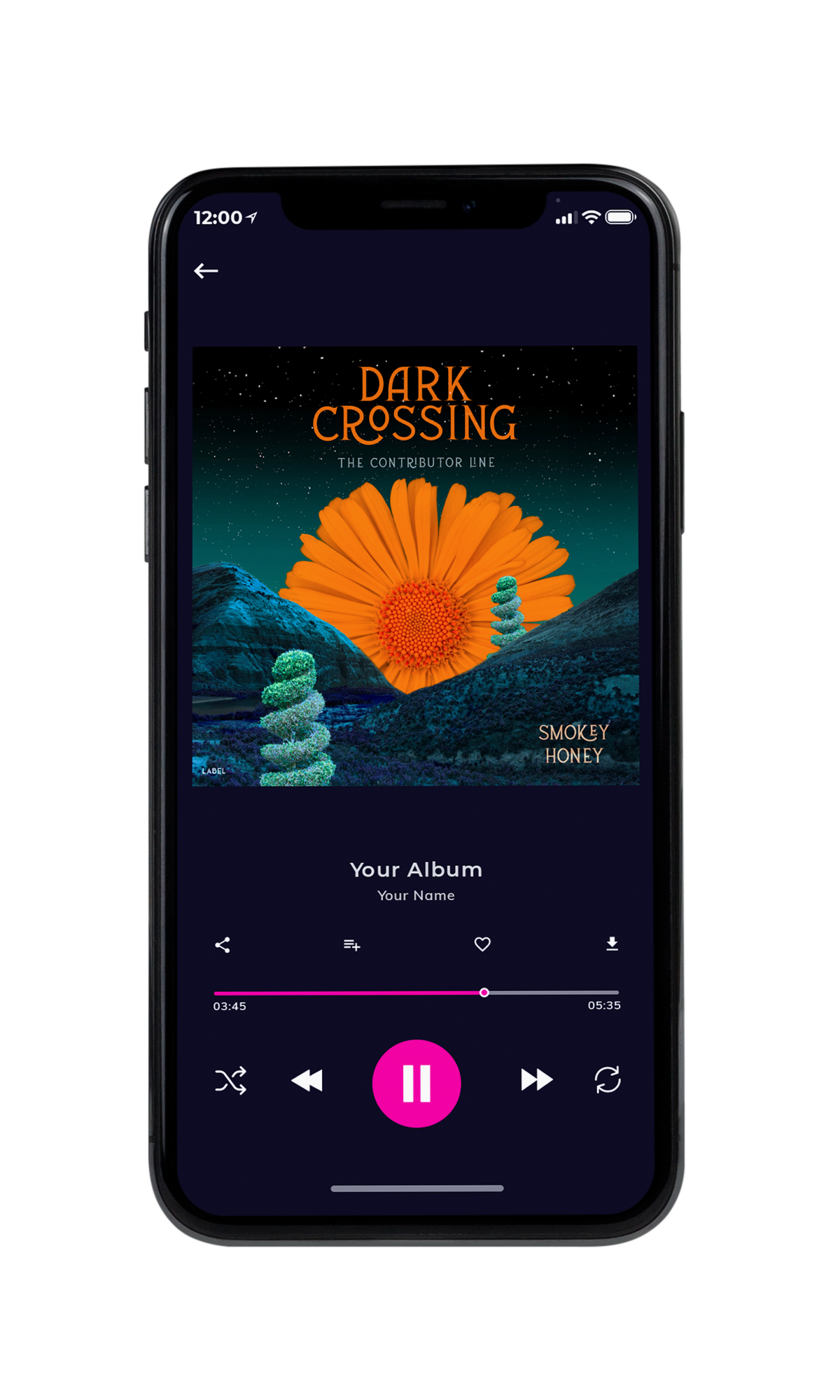 Tablet view of Premade Indie & Folk Music Album Cover - Christine #10354 | AlbumArtZone*