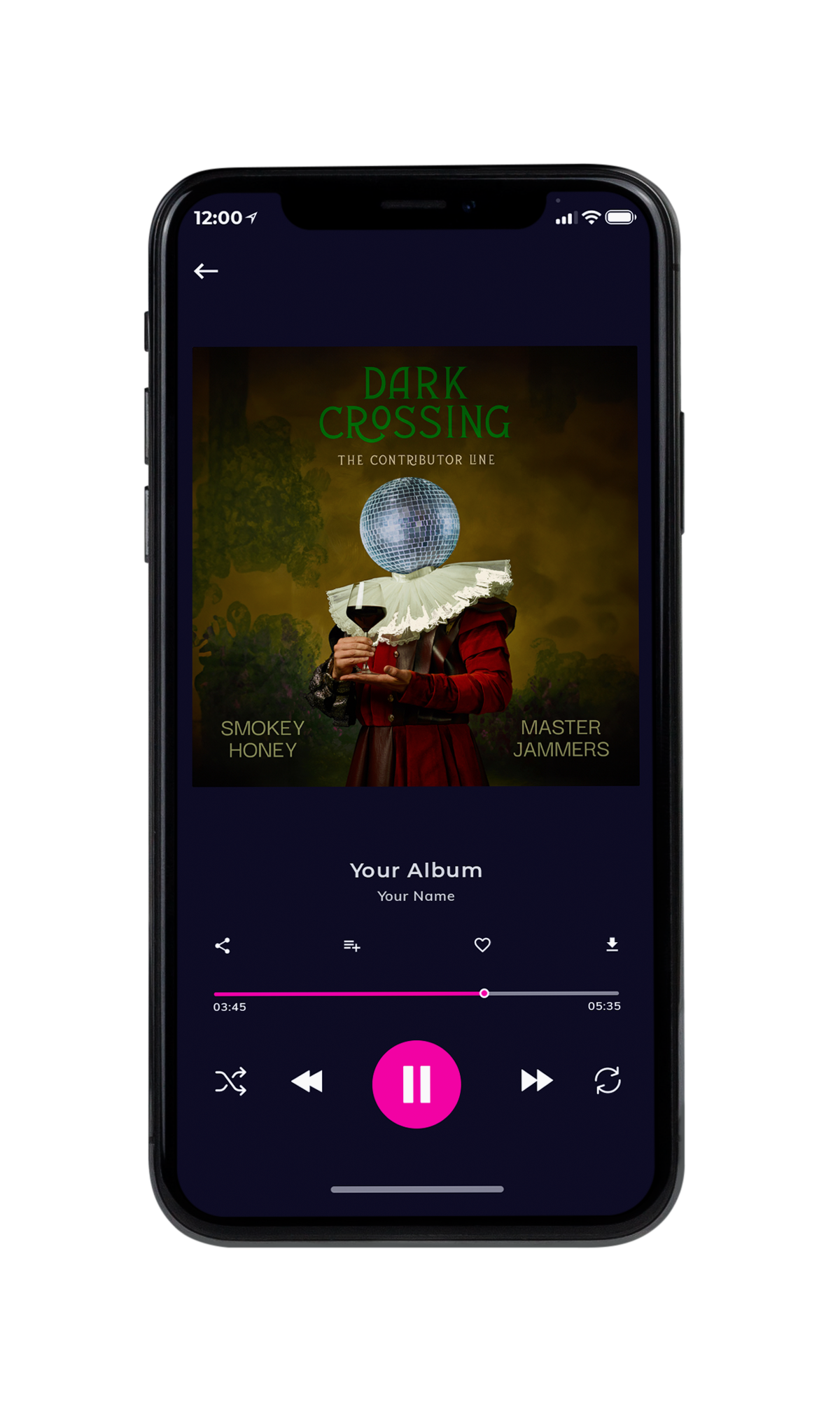 Tablet view of Premade Dance & House Album Cover - Graphite #10357 | AlbumArtZone*
