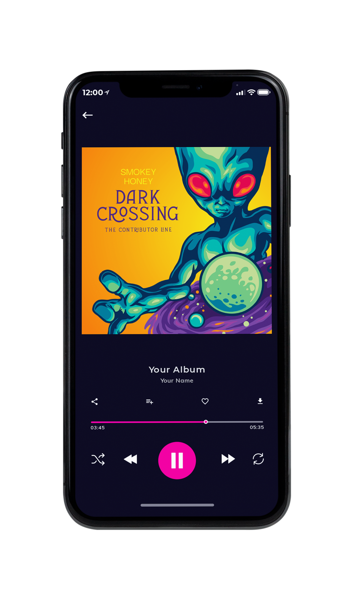 Tablet view of Premade Rock,Punk & Alternative Album Cover - Blumine #10358 | AlbumArtZone*