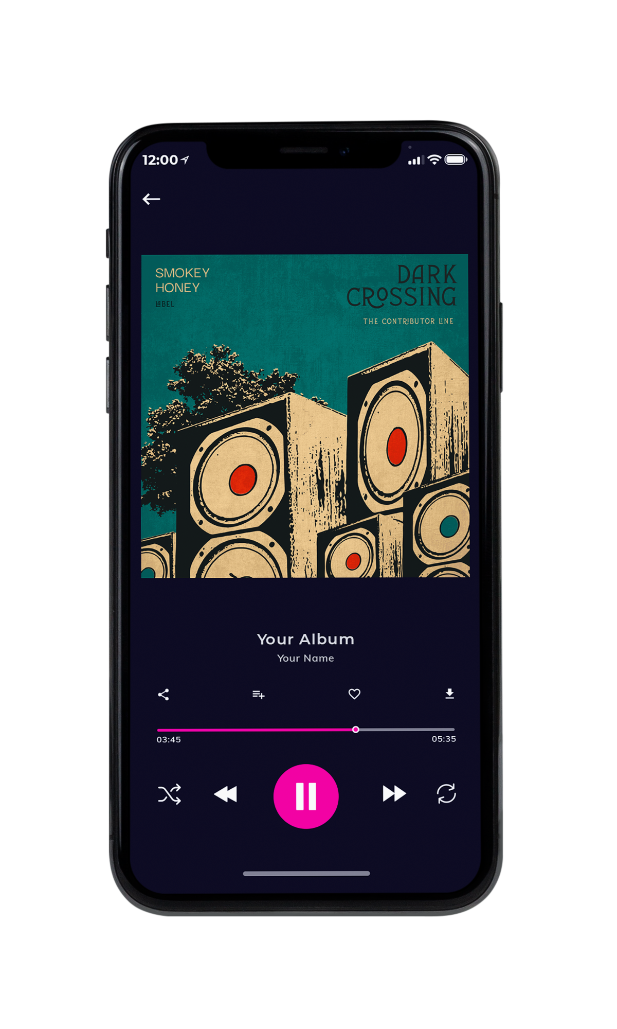 Tablet view of Premade Podcast Album Cover - Calico #10363 | AlbumArtZone*