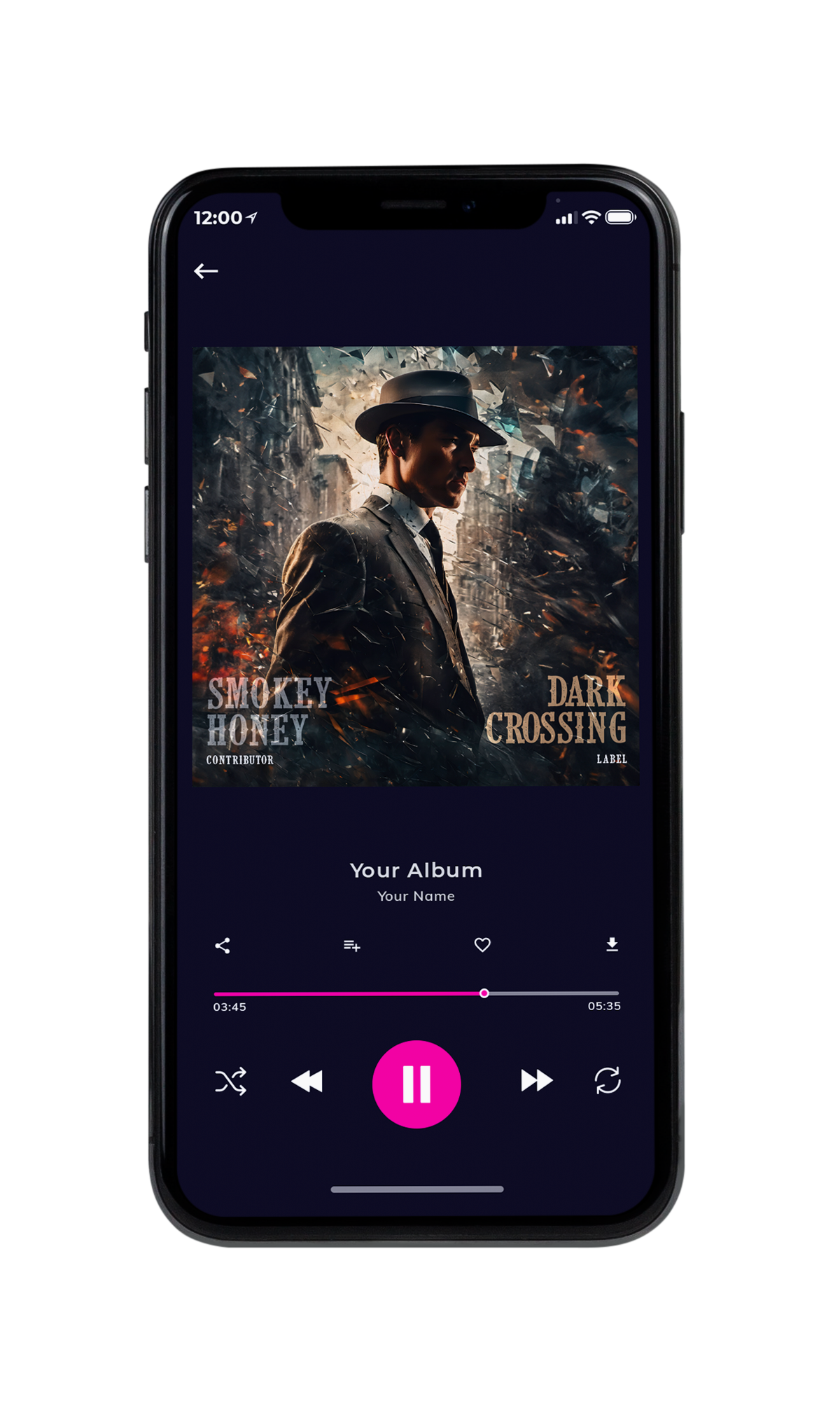 Tablet view of Premade Pop Album Cover - Shark #10379 | AlbumArtZone*