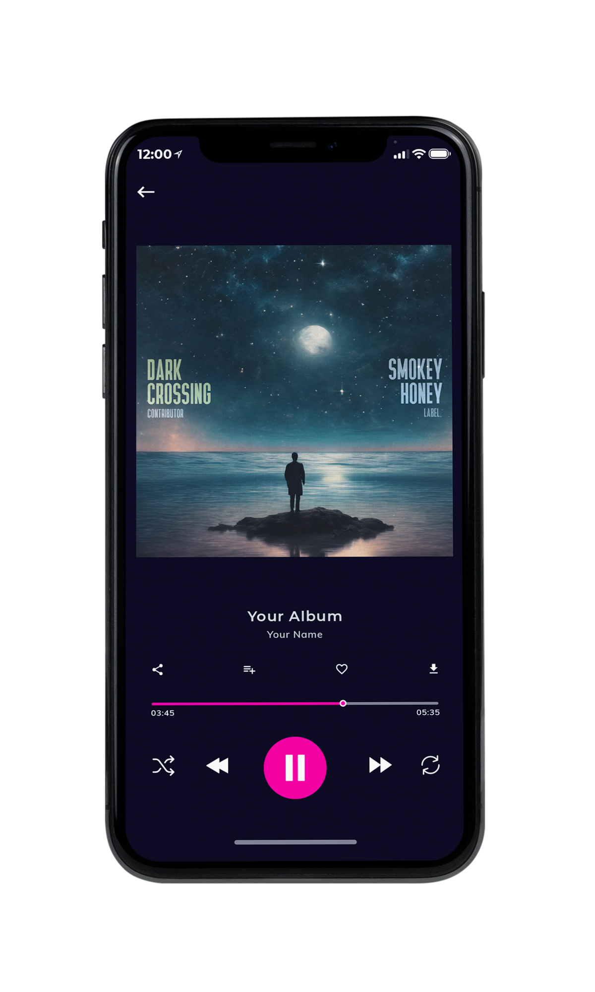 Tablet view of Premade Rock,Punk & Alternative Album Cover - Oxford Blue #10390 | AlbumArtZone*