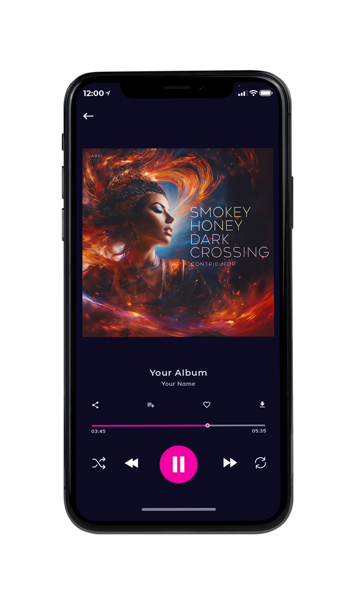 Tablet view of Premade Indie & Folk Music Album Cover - Woody Brown #10402 | AlbumArtZone*