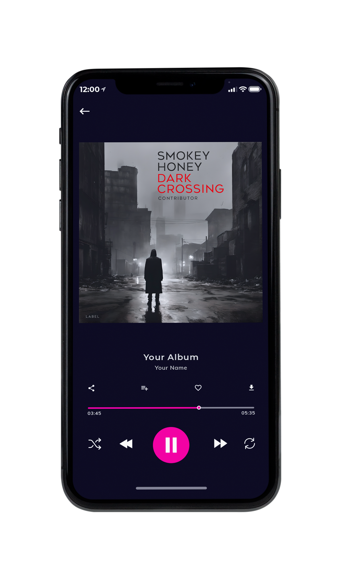 Tablet view of Premade Podcast Album Cover - Ship Gray #10405 | AlbumArtZone*
