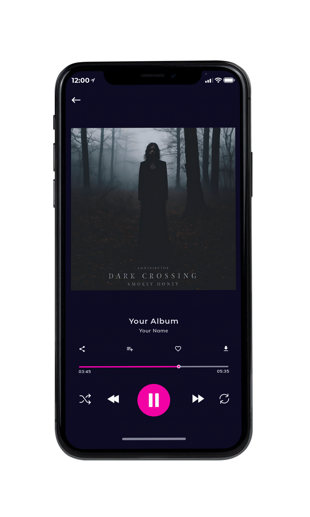 Tablet view of Premade Country & Acoustic Album Cover - Shark #10406 | AlbumArtZone*