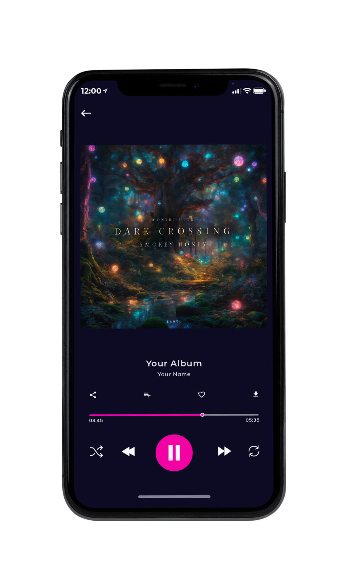 Tablet view of Premade Podcast Album Cover - Outer Space #10416 | AlbumArtZone*