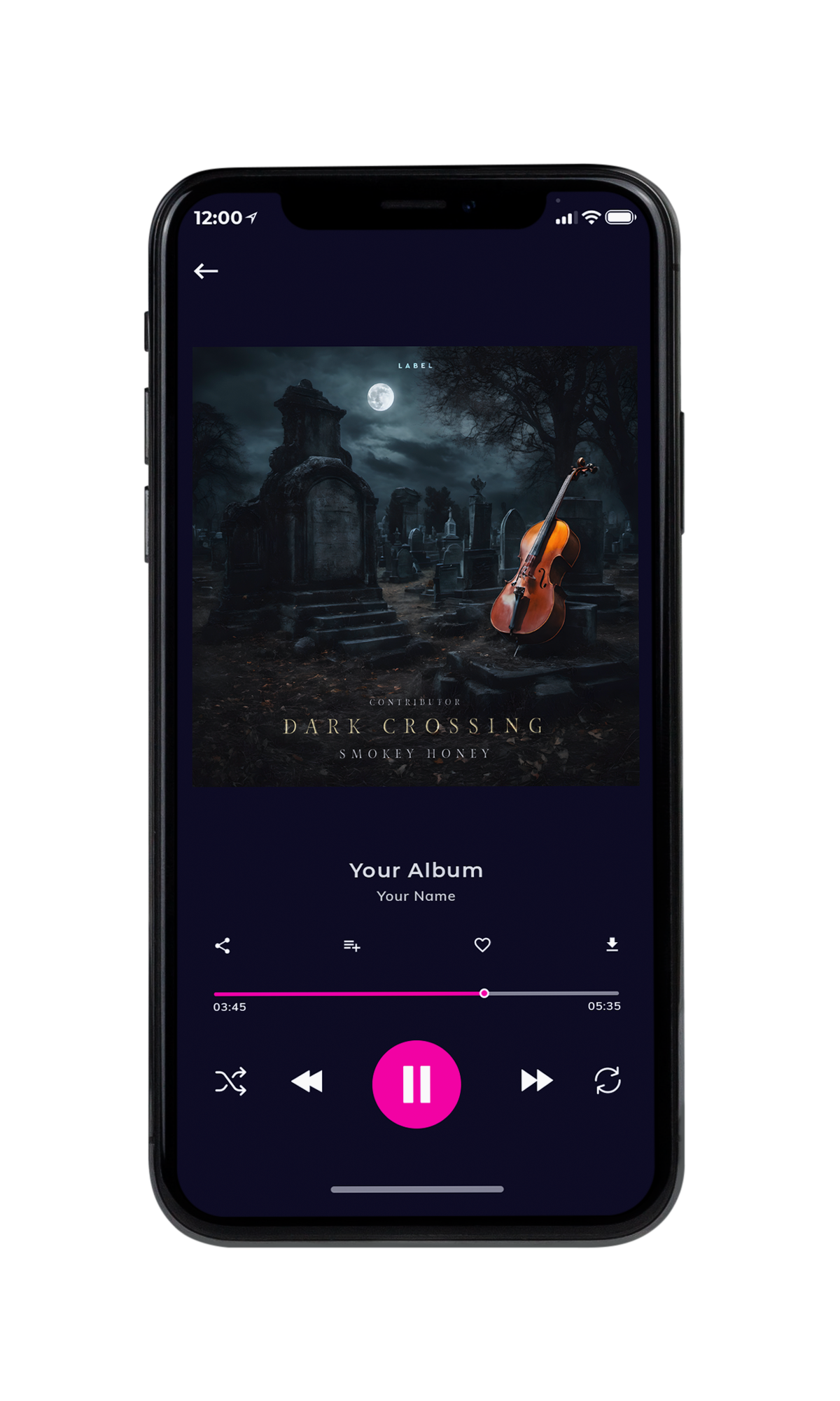Tablet view of Premade Classical & Romantic Music Album Cover - Shark #10419 | AlbumArtZone*