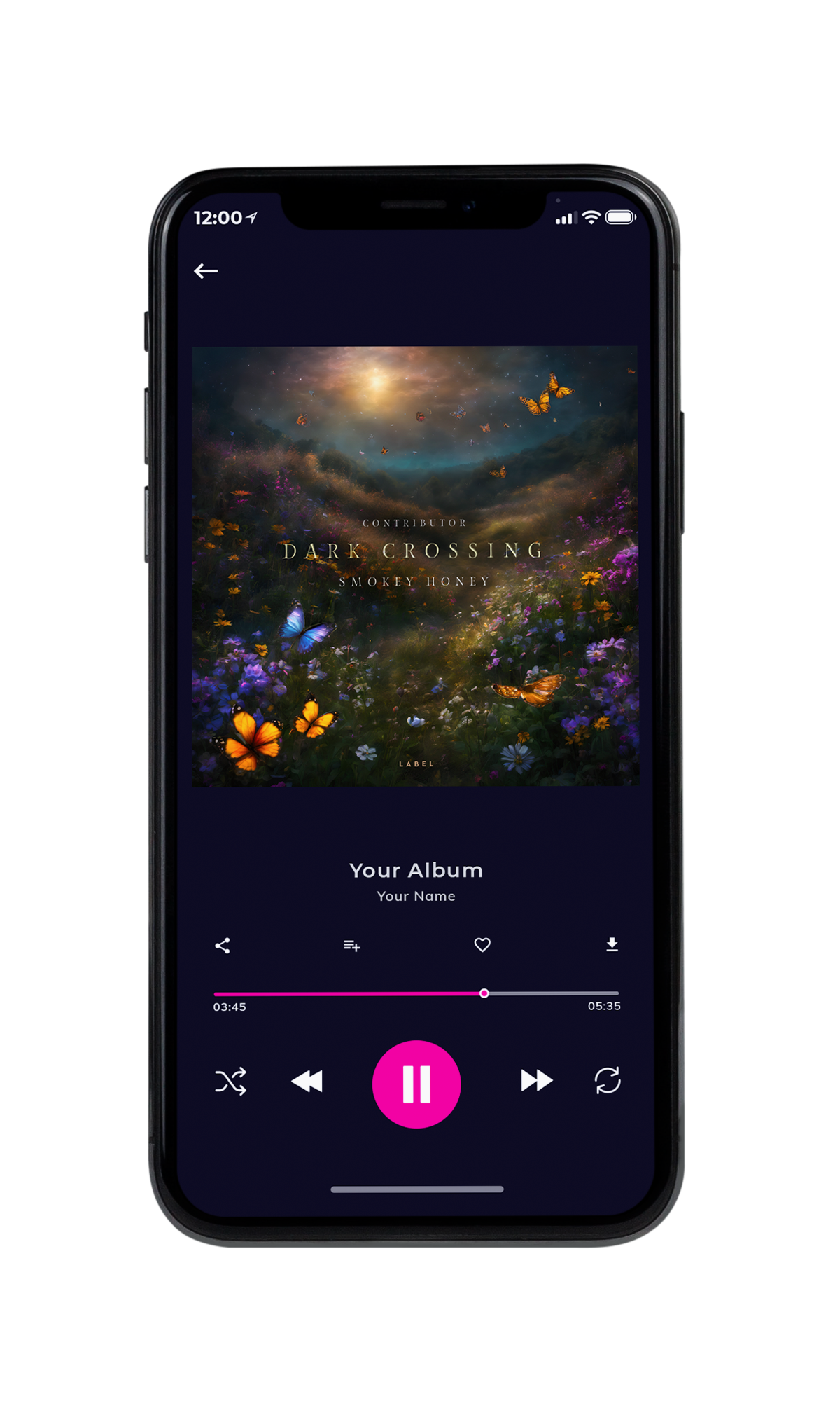 Tablet view of Premade Indie & Folk Music Album Cover - Dune #10423 | AlbumArtZone*