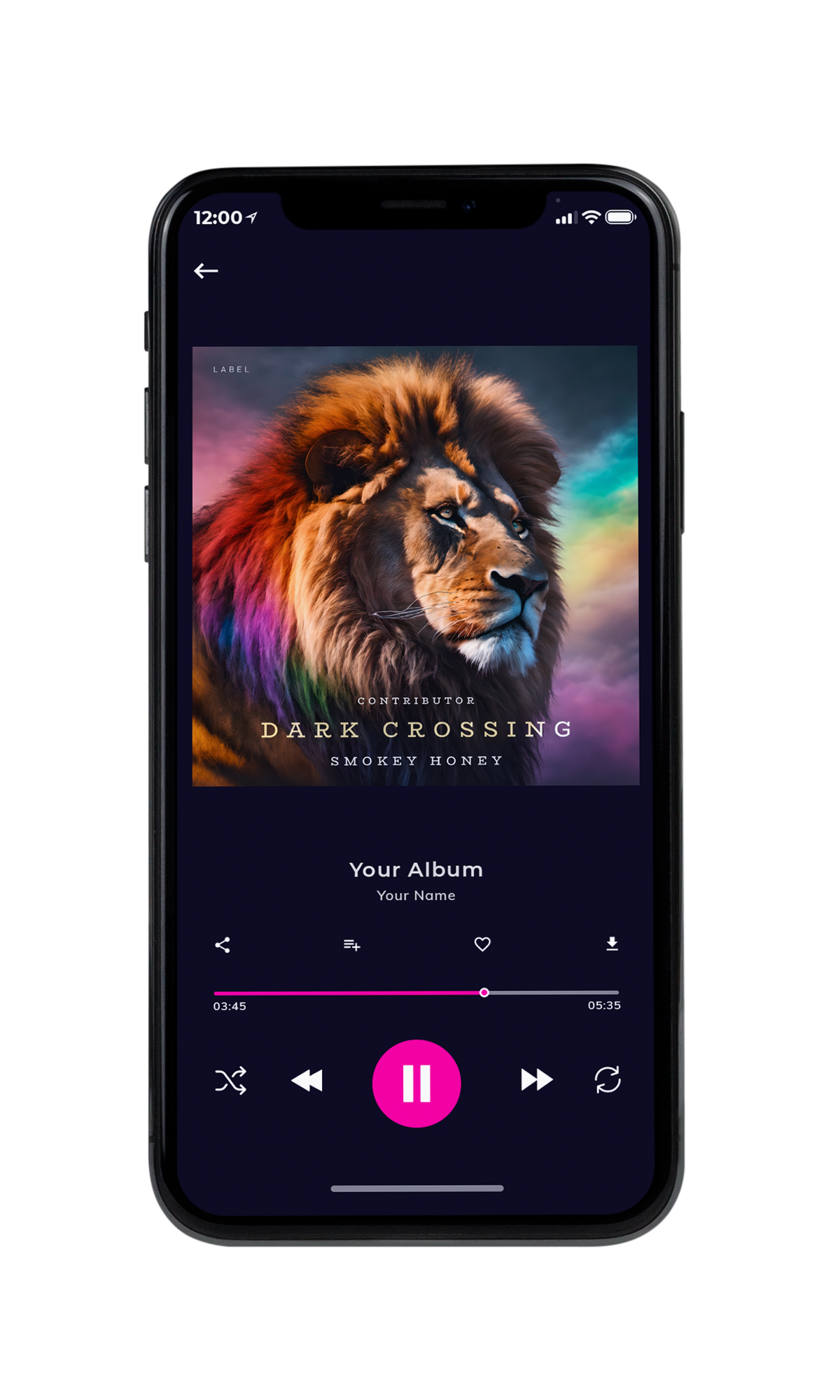 Tablet view of Premade Pop Album Cover - Thunder #10427 | AlbumArtZone*