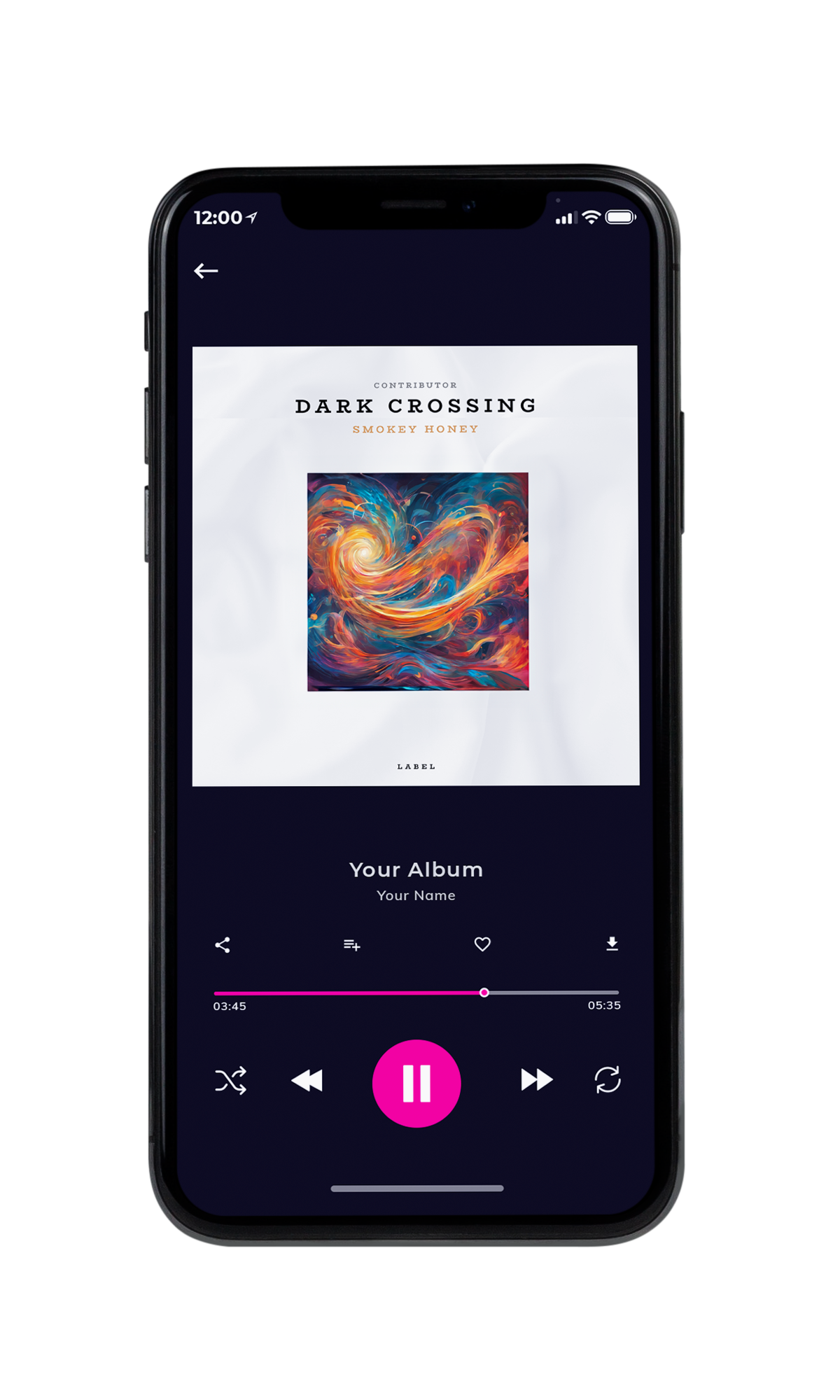 Tablet view of Premade Podcast Album Cover - Desert Storm #10434 | AlbumArtZone*