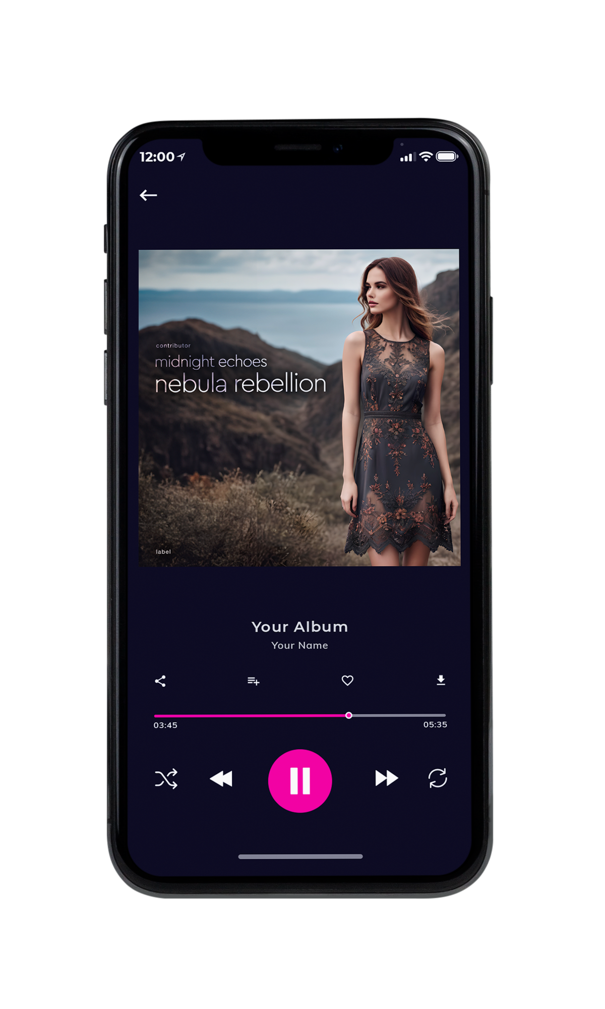 Tablet view of Premade Pop Album Cover - Dune #10442 | AlbumArtZone*