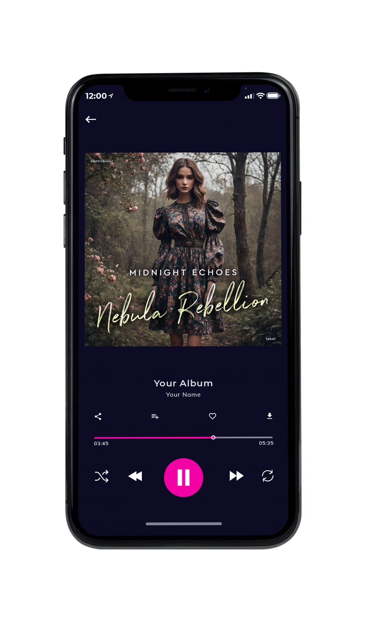 Tablet view of Premade Indie & Folk Music Album Cover - Armadillo #10447 | AlbumArtZone*
