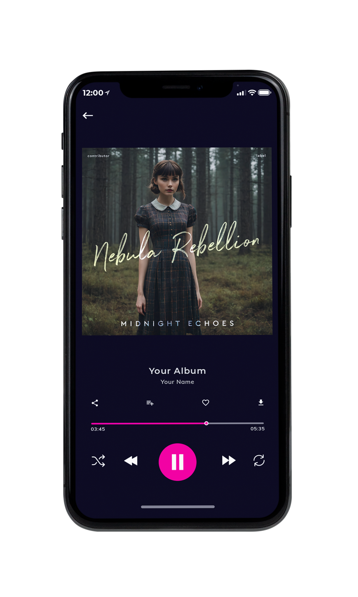 Tablet view of Premade Indie & Folk Music Album Cover - Armadillo #10448 | AlbumArtZone*