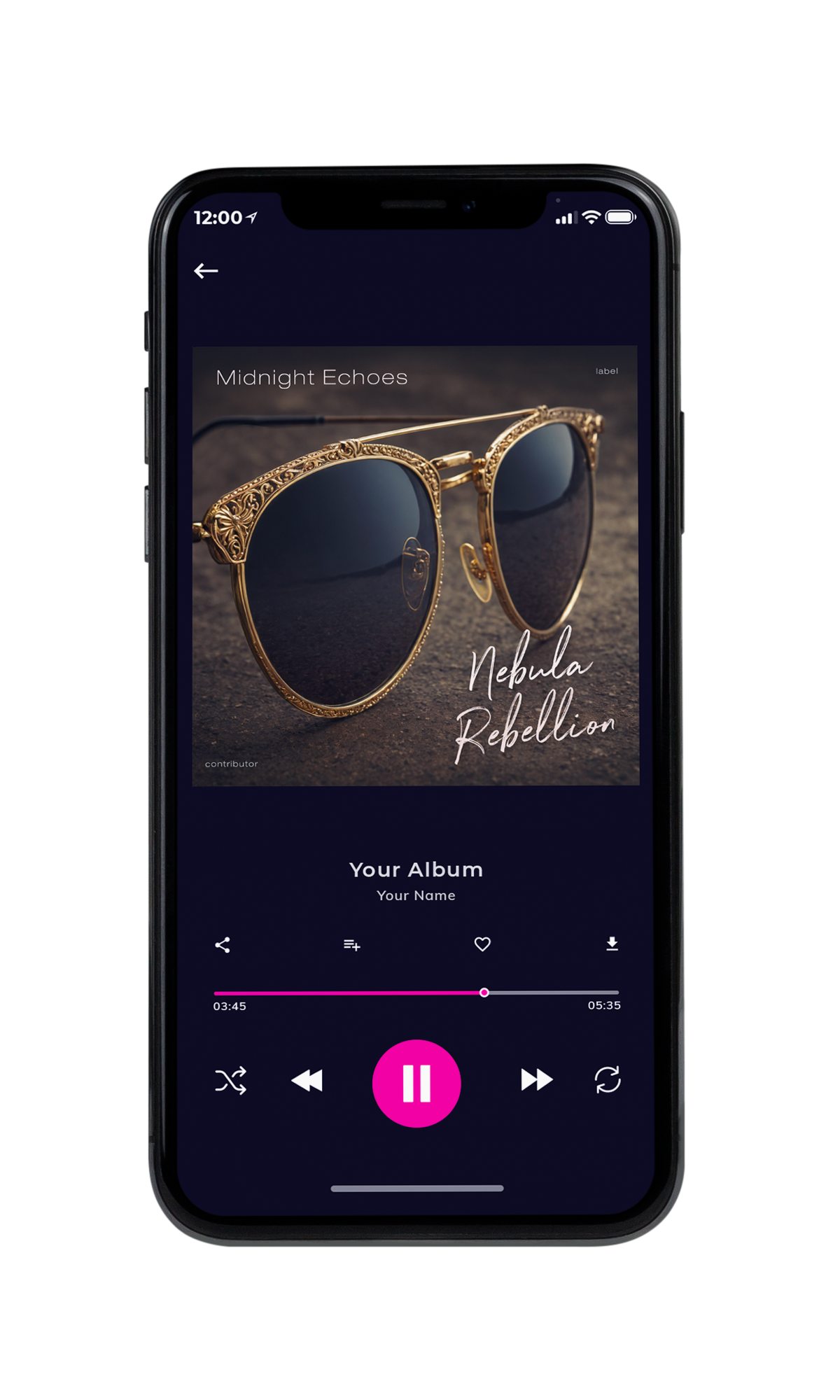 Tablet view of Premade Pop Album Cover - Dune #10454 | AlbumArtZone*