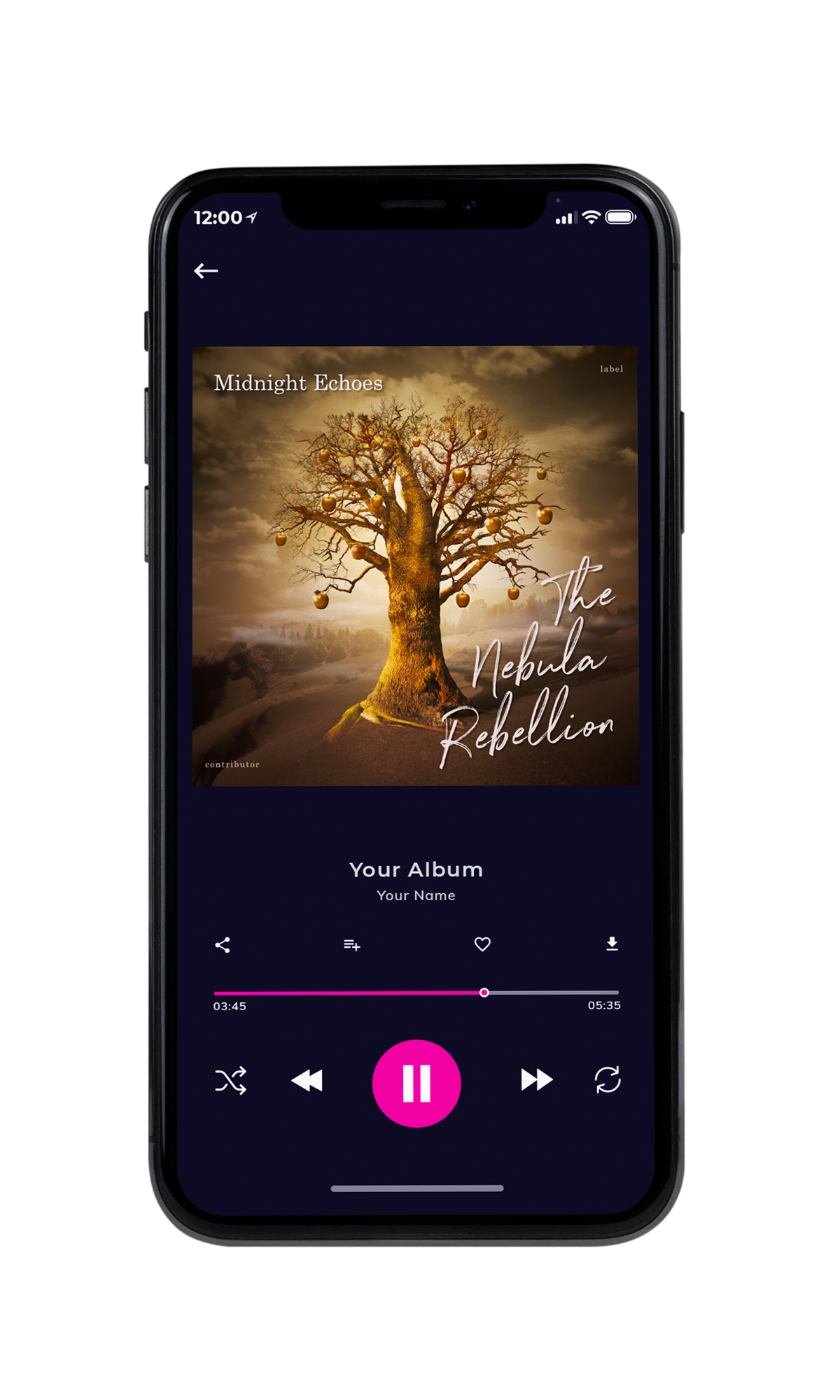Tablet view of Premade Country & Acoustic Album Cover - Metallic Bronze #10457 | AlbumArtZone*