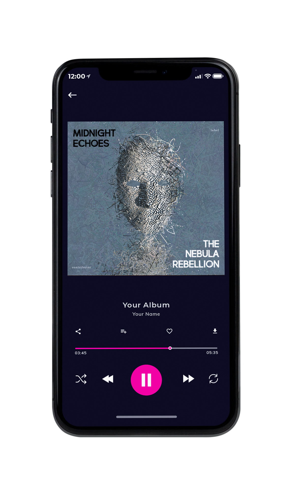 Tablet view of Premade EDM, House & Dub Album Cover - Nevada #10458 | AlbumArtZone*